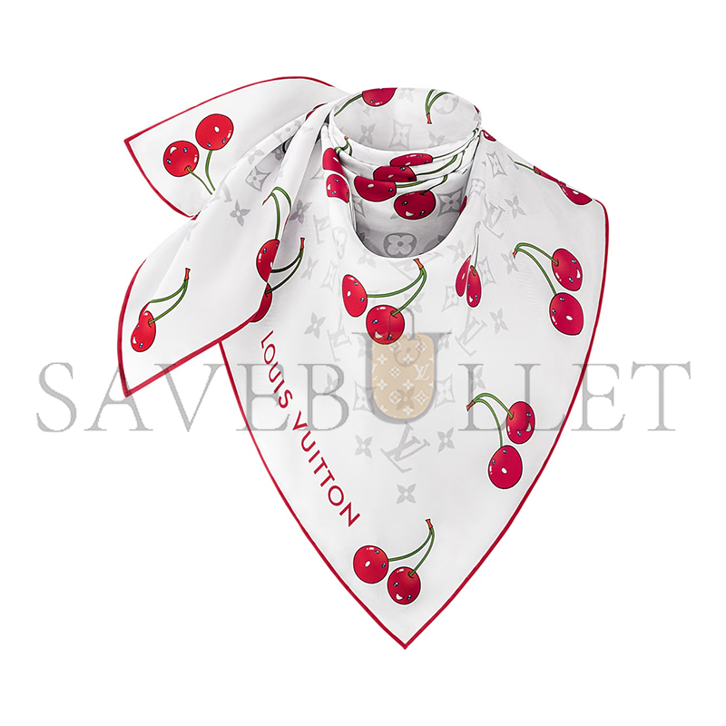 l0*is V*t0n murakami lv x tm monogram cerise square 90 m94966 (90*90cm)